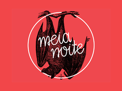 Meia Noite logo script