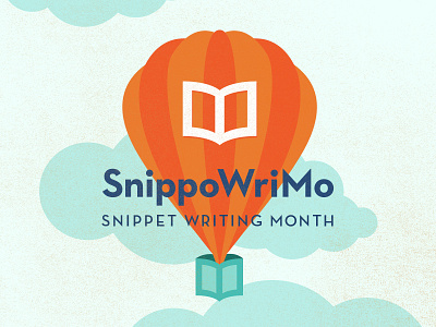 SnippoWriMo air balloon books clouds literature nanowrimo novels snippet writing