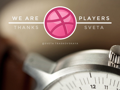 Thank you for the invite ! 24h design dribbble france invite made in france shot usa vasco vasco watches watch you and me