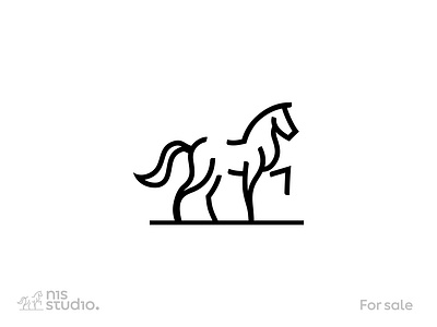 Horse logo concept branding design graphic design horse illustration logo vector