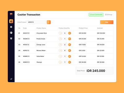 Cashier - Store Cashier Web Design cashierboard cashierwebsite dashboardcashier uicashier uidesign uiux uiuxcashier uiuxcashierwebsite webdesign website