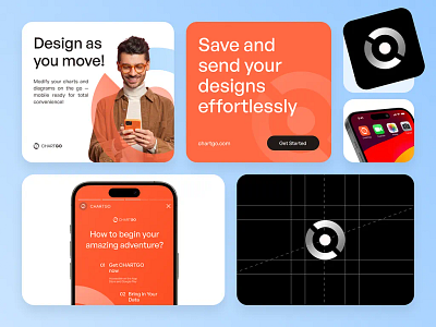 Chartgo - Branding for SaaS AI branding graphic design ui
