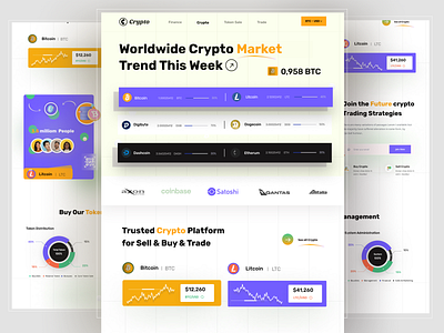 Crypto Landing Page Design crypto crypto landing crypto landing page cryptolandingpage landing page landingpage