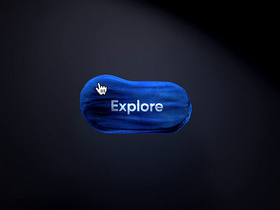 Fabric Button 3d animation blue button cinema4d cursor dark design details effect explore fabric hover icon illustration ios leather realistic render suede