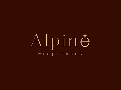 Alpine Fragrances alpine fragrances branding fragrances logo graphic design logo luxury logo minimal logo perfume logo scents logo