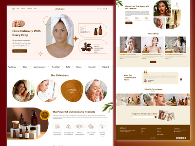 AMARI branding design envento figma graphic design hero banner illustration landing page logo theme themeforest typography ui ux vector web web design website