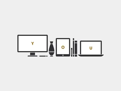 Why Owe Yoo desktop illustration laptop tablet