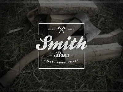 Vintage Logos - Vol.3 badges branding cutters font logo retro type typography vintage wood