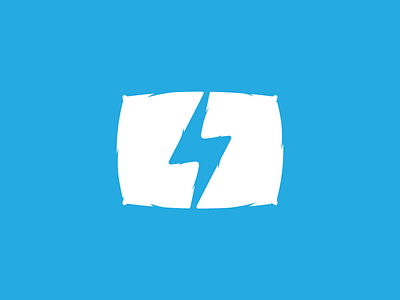 Powernap V2 bolt cushion flash logo nap pillow power