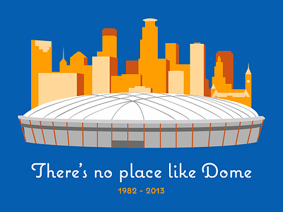 No Place Like Dome city sports t shirt tshirt vector