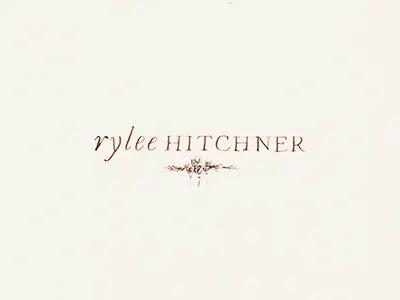Rylee Hitchner Logo Concept B branding handlettering identity photography