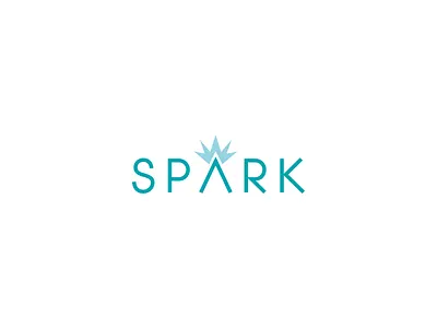 Spark Branding Concept brand branding concept conference dubai flat logo logo design minimal spark teal