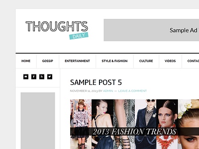 Custom Wordpress Design blog custom genesis magazine style web design wordpress
