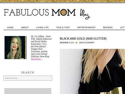 Custom Wordpress Design beauty blog custom fashion genesis glitter gold web design wordpress