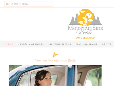 Custom Wordpress Design blog custom genesis web design weddings wordpress