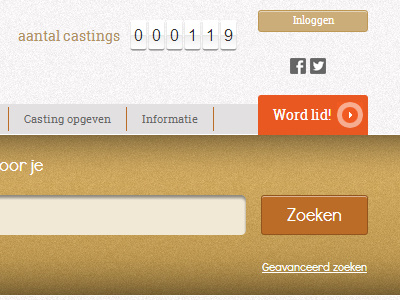 Castingnieuws webdesign