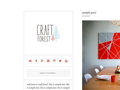 Custom Wordpress Design blog custom genesis hand drawn web design wordpress