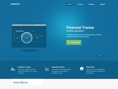 Product Landing Page clean landing page layout product simple theme web application wordpress