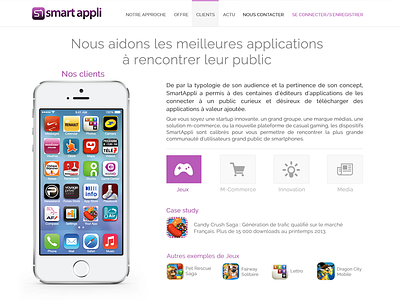 Smart appli Redesign - Clients android app clients ios iphone smartappli