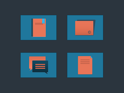 EDU Icon Set book clean icon interactive minimal open poprietary publishers set simple