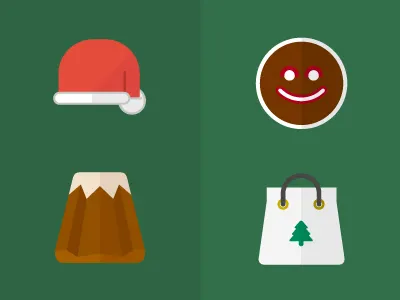 Christmas Flat Icons christmas download flat flat icons free icon icon set icons natale vector