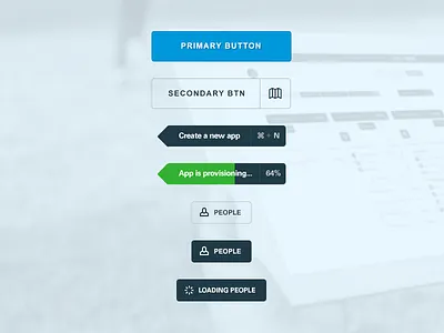 Wow. Such Buttons. buttons hover tooltip ui