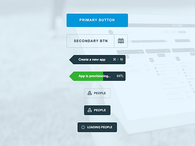 Wow. Such Buttons. buttons hover tooltip ui