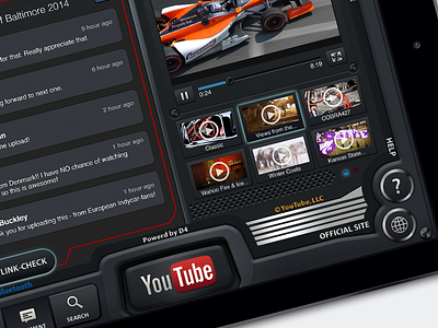 YouTube App for iPad app device interface ios ipad mobile movie player ui ux youtube