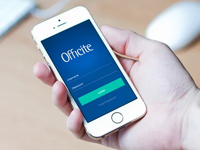 Officite Login blue hand home iphone login password username
