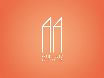 Architects' Association logo2 architecture association buildings clean lines logo minimal simple smart