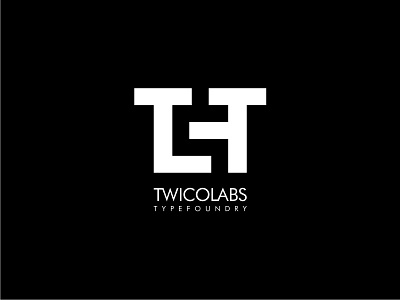 Twicolabs Typefoundry branding design identity logo vector