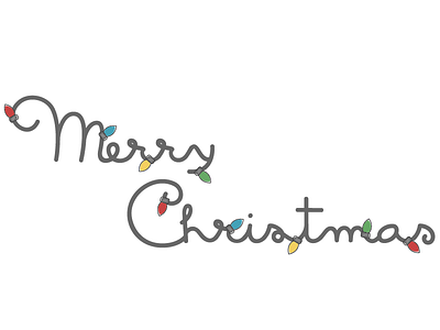 Merry Christmas bright christmas lights merry