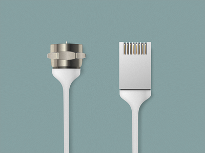 just cables cable coaxial ethernet lan realism sketch wan