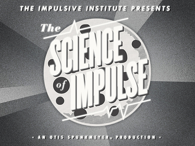 Otis Video Title Screen design illustration retro