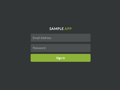 Login button clean input login simple