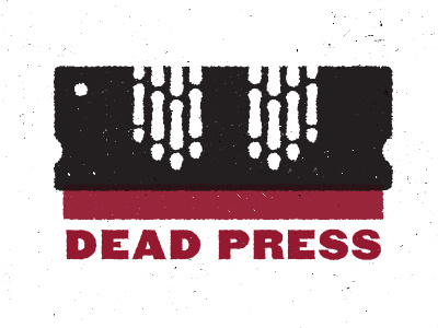 Dead Press Logo dead press logo evil identity screen printing squeegee