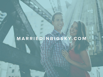 Married In Big Sky montana web design website wedding