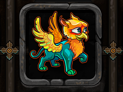 Little Griffon character character design dragon game griffon illustration