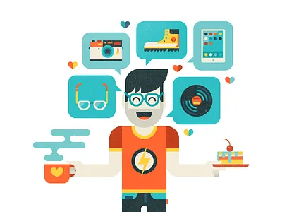 man with cake cake coffee man shopping t shirt