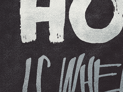 Type and Texture Experiment 2 brush calligraphy paint texture typography