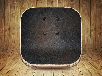 Skateboard App Icon - Skated anamorphic app board deck grip tape icon ios7 skate skateboard