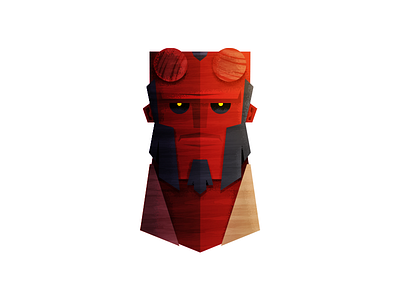 Hero: Hellboy cartoon hellboy hero illustration