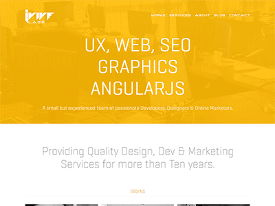 ivivelabs.com [Animated GIF] front end homepage ivivelabs webdesign website