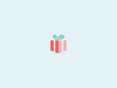 Happy Holidays! freebie gift present box prize