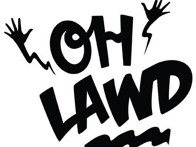 Oh Lawd! doodle letters typography