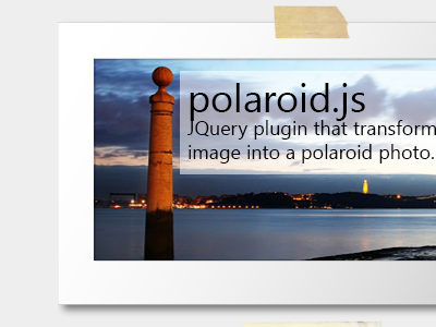 polaroid.js canvas frame image javascript jquery photo polaroid