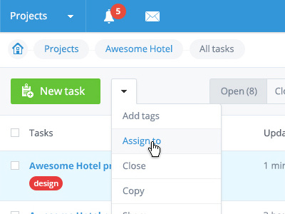 Teempla clean interface task ui ux