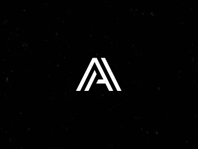 AA Monogram aa brand grid illustrator logo monogram vector