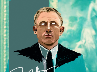 007 x Skyfall Illustration 007 bond illustration james skyfall tablet wacom