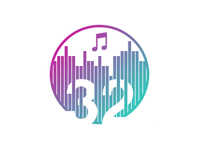 Music Blog Logo branding graphic design identity logo music